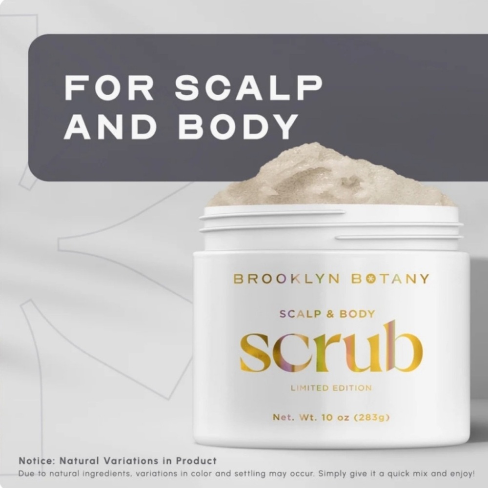 Brooklyn Botany Scalp & Body Sugar Scrub Limited Edition Tropical Scent - Picture 3 of 5